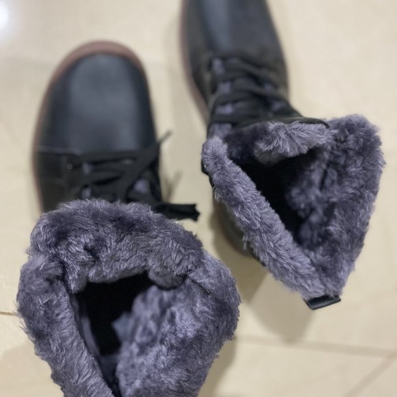 mens/boys black boots main image 2